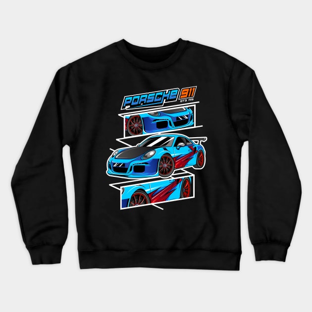 PORSCHE 911 GT3 Crewneck Sweatshirt by Dayone